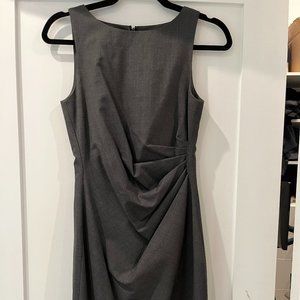 Like New Charcoal Theory Ruched Dress
